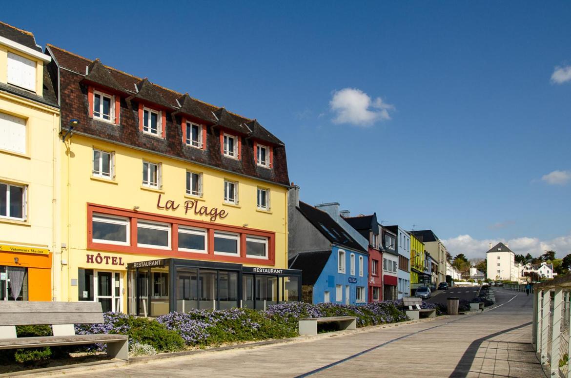 Hotel & Restaurant De La Plage Crozon Exterior photo